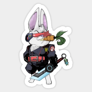 CAPTAIN BUNNY Sticker